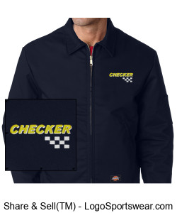 Professional Driver's Jacket Design Zoom